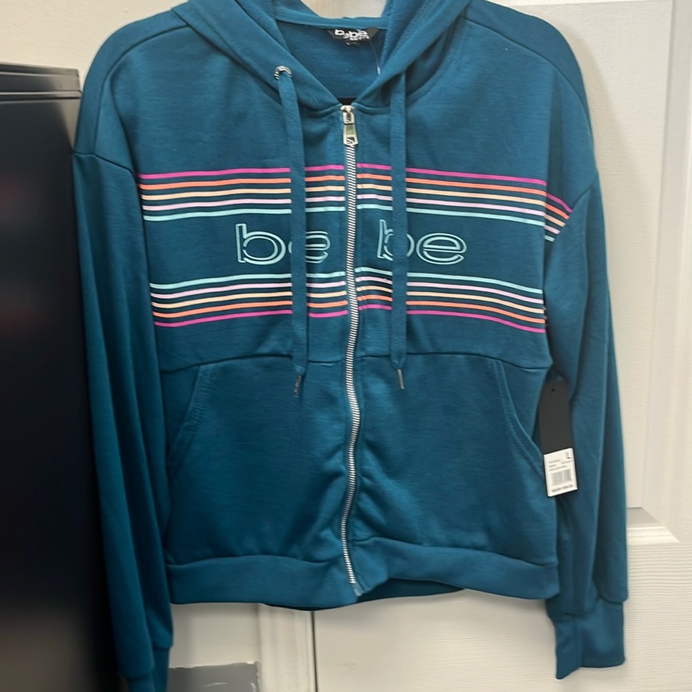 Bebe sport sweatshirt jacket